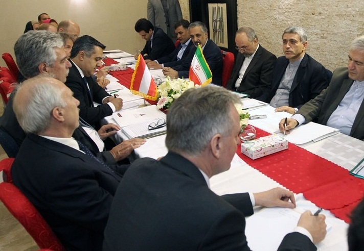 Iran-Austria-Economy-Ministers