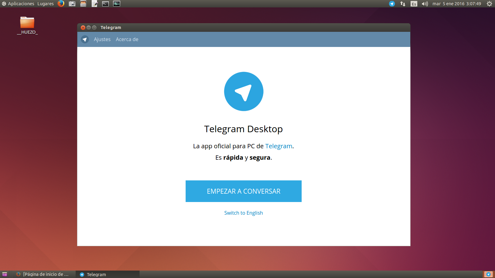 Telegram 1.3.7 desktop for mac