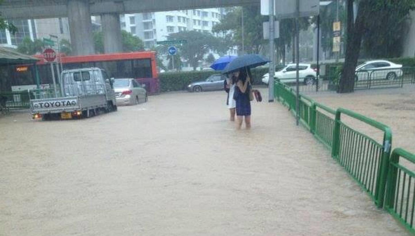 Heavy Rainfall Flooded Singapore Financial Tribune