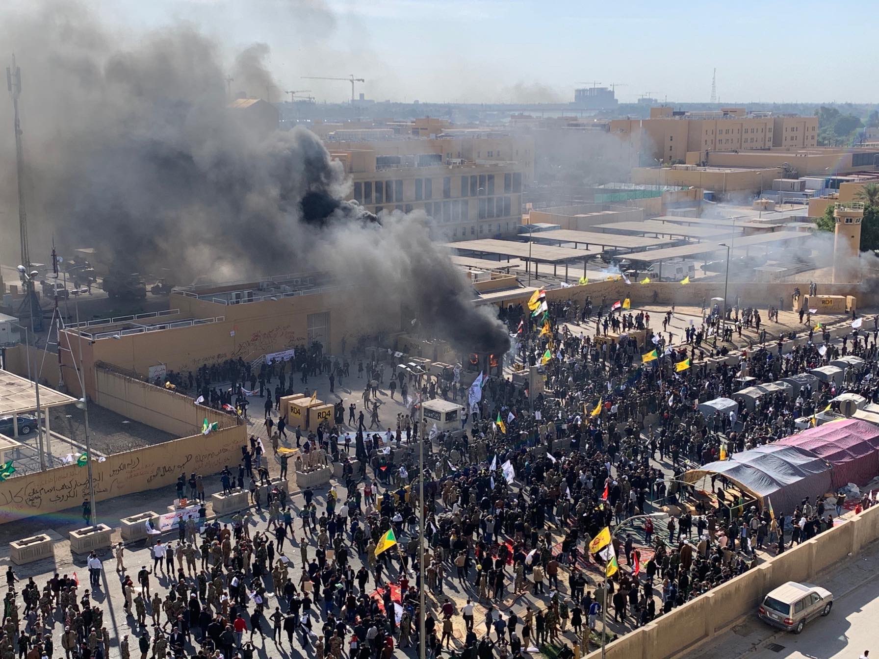 Baghdad Protesters Storm US Embassy Financial Tribune   Baghdad 6 