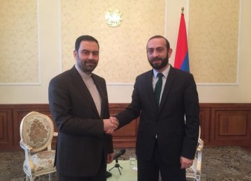 Envoy Meets Top Armenian Officials to Discuss Ties