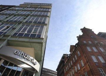 The Europaisch-Iranische Handelsbank AG building in Hamburg.