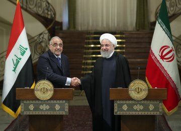 Closer Tehran-Baghdad Relations to Serve Regional Interests 
