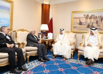 Qatari Premier, Zarif Discuss Ties, Region 
