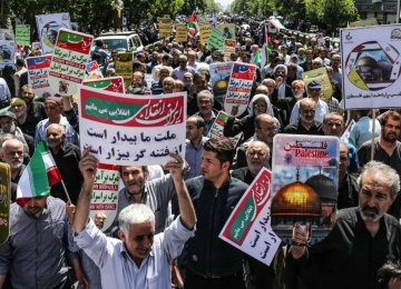 Rallies in  Support of Palestinians 