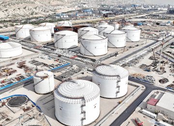 Asalouyeh Petrochem Storage  Capacity Registers 10% Rise