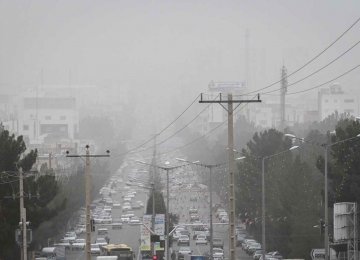 Bad Ozone Reaching Critical Levels in Tehran 