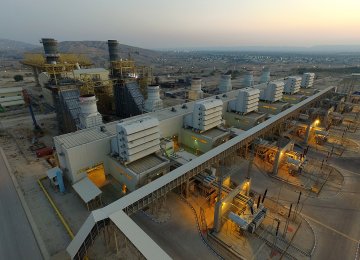 Asalouyeh Combined-Cycle Power Plant Fully Operational