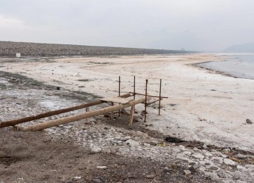 Urmia Lake Water Level Declines
