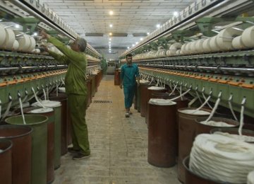 Spinning Mills Operating at Full Capacity Because of High Demand