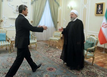 Turkmen Delegation in Tehran