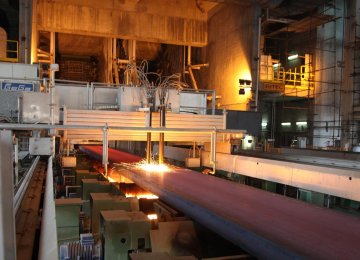Iran’s Steel Output Rises by 9.9% YOY to 17.8 Million Tons