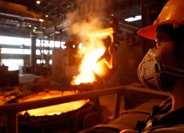 Iran’s Crude Steel Output Rises by 3.4%: Worldsteel