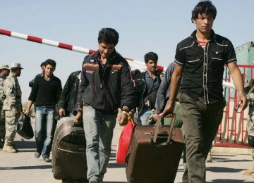  Afghans constitute the highest number of foreign nationals in Iran.