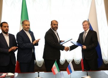 Iran, Russia Sign MoU for Rail Transport Cooperation