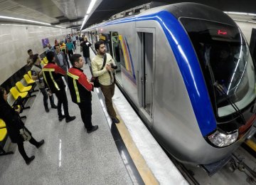 3 Million Trips Daily Via  Tehran Subway 