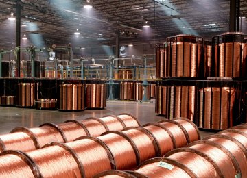 Iran: Output of Copper Products Rises 13%