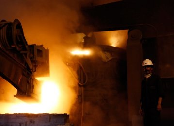 Iran Steel Production Tops 47m Tons