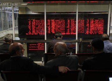 Tehran Stocks on Fire