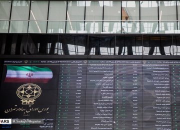 Tehran Stocks Inch Down