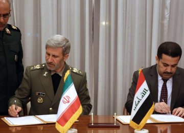 Iran to Help Develop Iraqi Military Industry