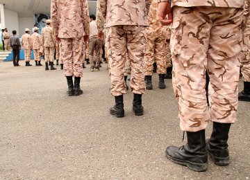 Annually, about 400,000 people turn up for military service.