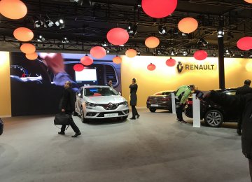 Megane was showcased during Tehran’s International Auto Show in November 2017.