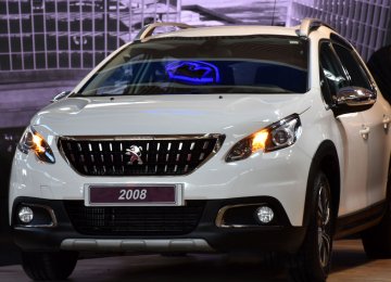 110 Optional Parts for Peugeot 2008 Offered in Iran