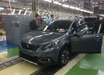 Among the new vehicles with a four-star quality is the Peugeot 2008 produced in Iran through a joint venture between Iran Khodro and the French automaker Peugeot.