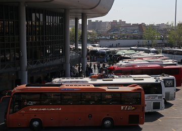 Tehran South Bus Terminal during Norouz holidays