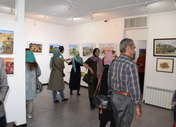 30 Artists Put on Canvas Shushtar Historical Hydraulics in Khuzestan