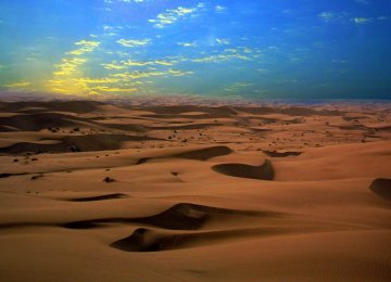 Sunrise in the Desert 