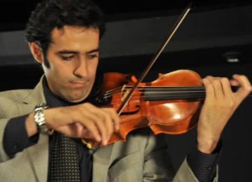 Violin Virtuoso Salehipour  to Perform  in Shiraz