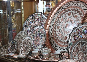 Iran is among the world's top three producers of handicrafts, along with China and India.