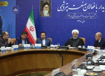 Rouhani Says Petrochem Revenues Will Rise 47% in Two Years