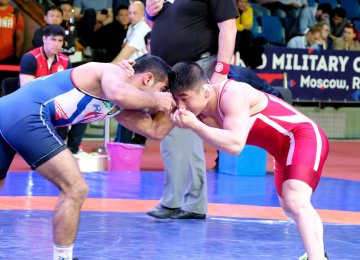 Wrestlers Finish Second at World Military Championships