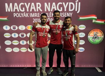 2 Gold, 1 Bronze in Greco-Roman Grand Prix in Hungary 