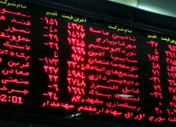 Tehran Stocks Slightly Higher 