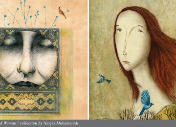 Works of Iranian Illustrator  on Show in Spain Institue