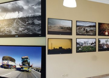 Views of the exhibition at Negarestan Garden Museum