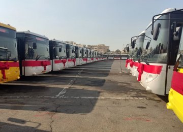 110 New Buses Join Tehran Fleet