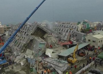 Scores Dead, Injured in Taiwan’s Richter 6.4 Quake 