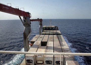 Aid Vessel in Gulf of Aden