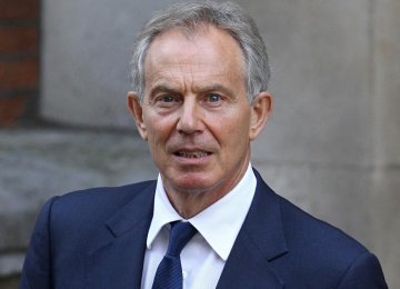 Blair: Tehran Must Be Part of Syria Peace Process