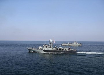 Navy Stages Major Drill  
