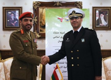 Iran, Oman to Stage Joint Naval Drills  