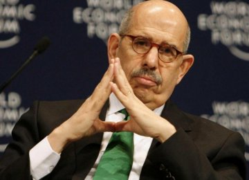ElBaradei Criticizes West on Nuclear Issue 