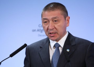 FM Receives Kazakh Message  