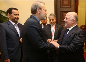 Majlis Speaker Meets Iraqi Premier