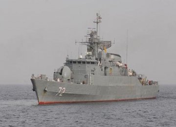 Naval Vessels Dock at Muscat